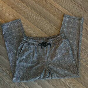 Plaid women's work pant